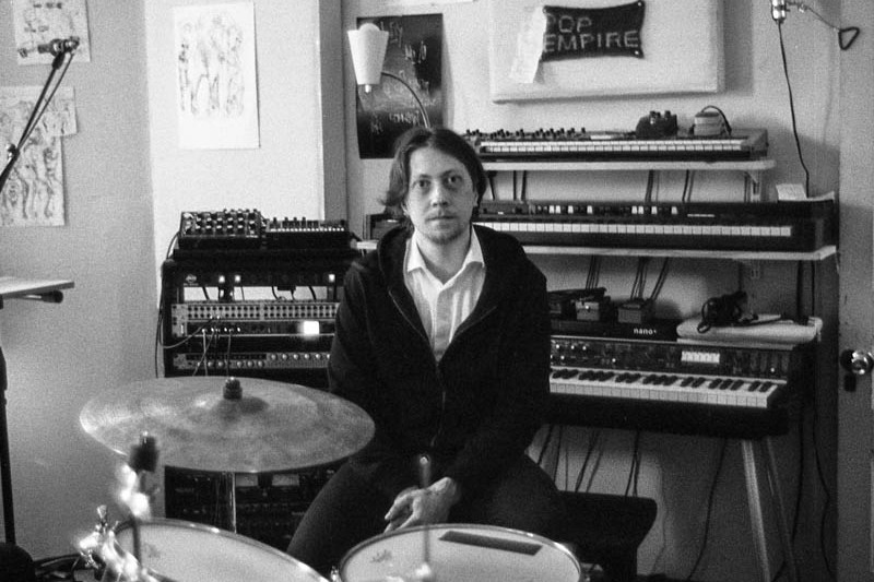 Henry in his home studio